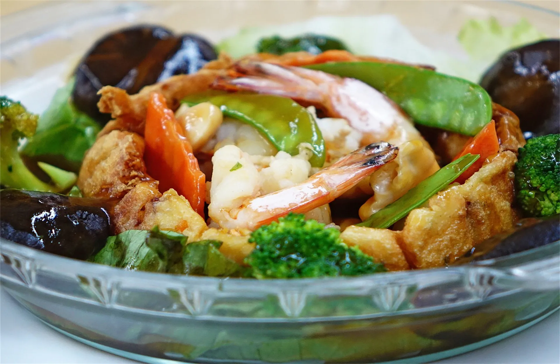 Lotus Pond Stir-fry at Spicy Bowl Chinese Food, Chinese Restaurant in Corona